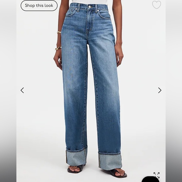 Madewell Superwide-Leg Jeans in Fannin Wash - Picture 1 of 6